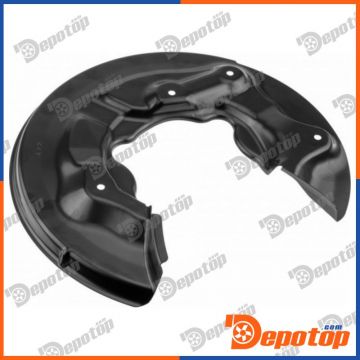 Déflecteur, disque de frein arrière droite pour VW | HTO-VW-076, 57SKV757